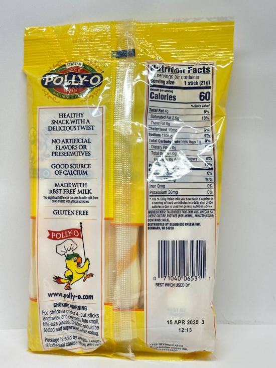 POLLY - O Twists Mozzarella & Cheddar  255g