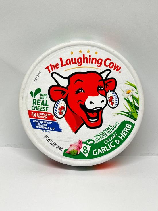 THE LAUNGING COW GARLIC&HERB 154G