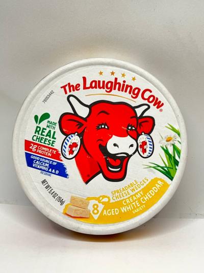 The Laughing Cow White Cheddar 170g.