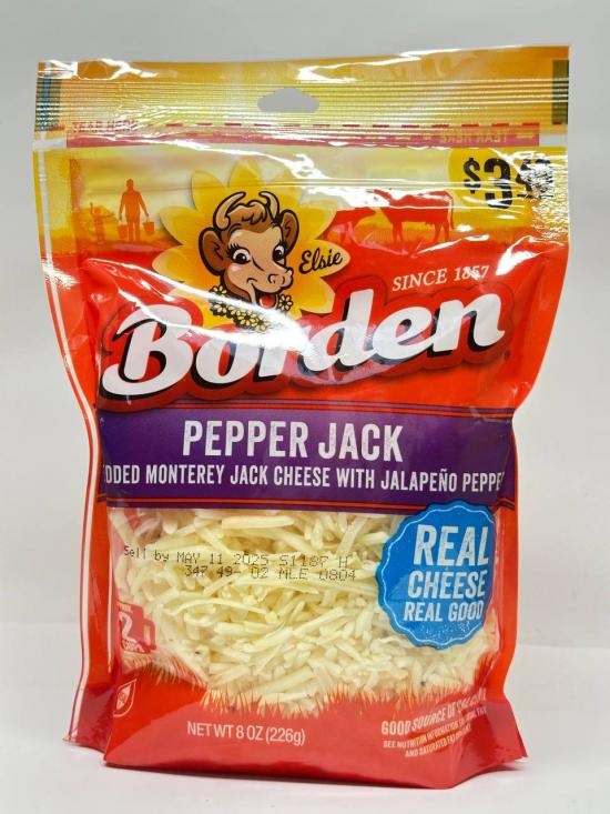 Borden Pepper Jack Cheese 226g