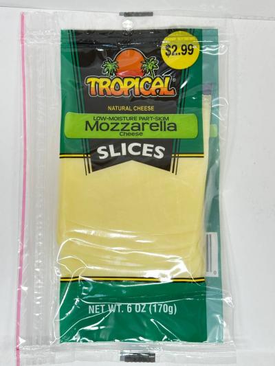 TROPICAL Mozzarella Cheese Slices  170g