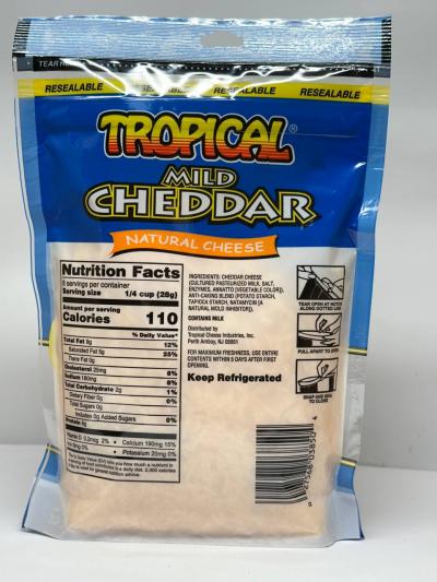 TROPICAL Mild Cheddar  Natural Cheese  226g