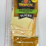 Tropical Natural Cheese Muenster Cheese Slices  170g