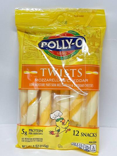 POLLY - O Twists Mozzarella & Cheddar  255g