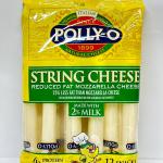 POLLY - O String Cheese Reduced Fat Mozzarella Cheese  283g