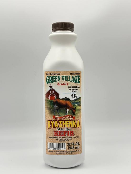 Green Village Ryazhenka Baked Style Kefir 945ml