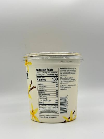 Chobani Greek Yogurt Vanilla 907g