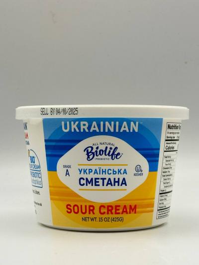 BIOLIFE Ukrainian Sour Cream 425g