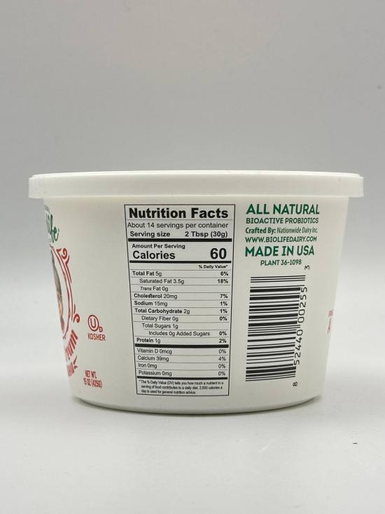 BIOLIFE Sour Cream 425g