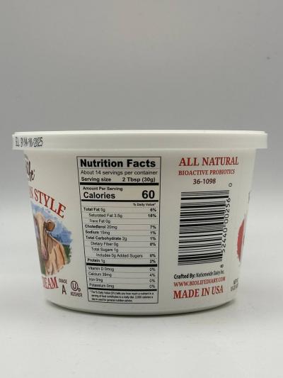 BIOLIFE Canadian Style Sour Cream  425g