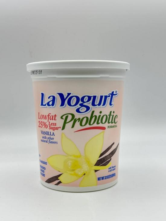 LA YOGURT Probiotic Lowfat 25% Vanilla 907g