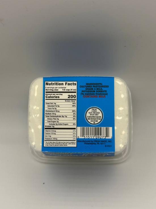 Fresh Made  Farmer Cheese 453g