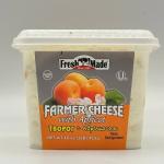 Fresh Made Farmer Cheese with Apricot  1lb