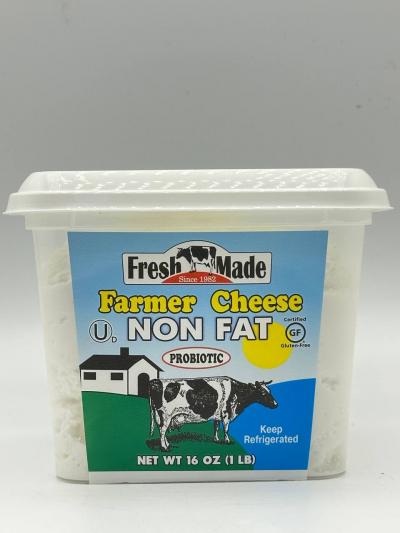 Fresh Made Farmer Cheese Non Fat 1lb