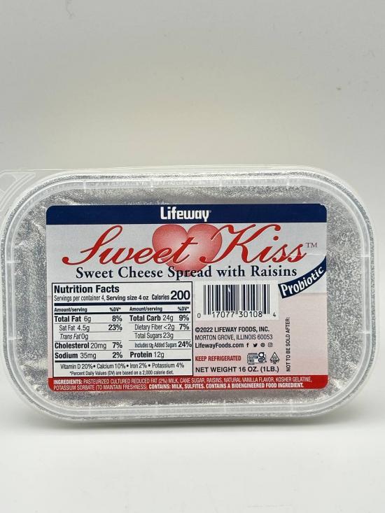 Sweet Kiss Sweet Cheese Spread with Rasins 1lb