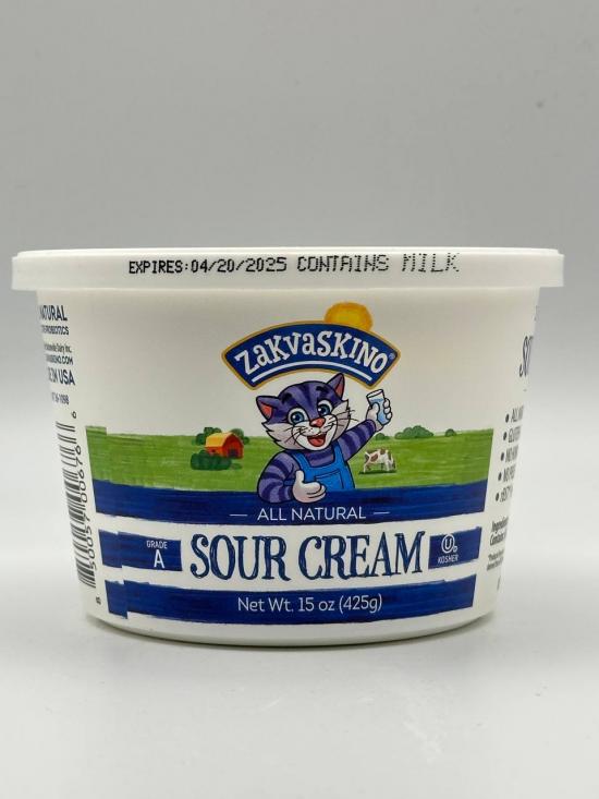 ZAKVASKINO Sour Cream 425g