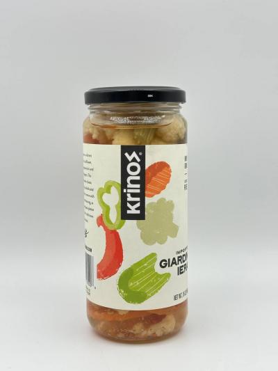 Krinos Giardiniera in Vinegar Brine 454g.