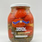 TESHINI RETSEPTI Pickled Tomatoes with Cherry leaf 840g