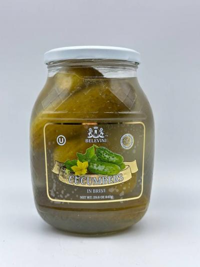 BELEVINI Cucumbers in Brine 840g