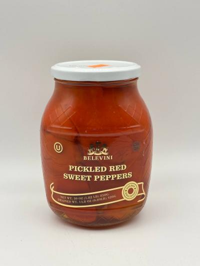 BELEVINI Pickled Red Sweet Peppers 850g