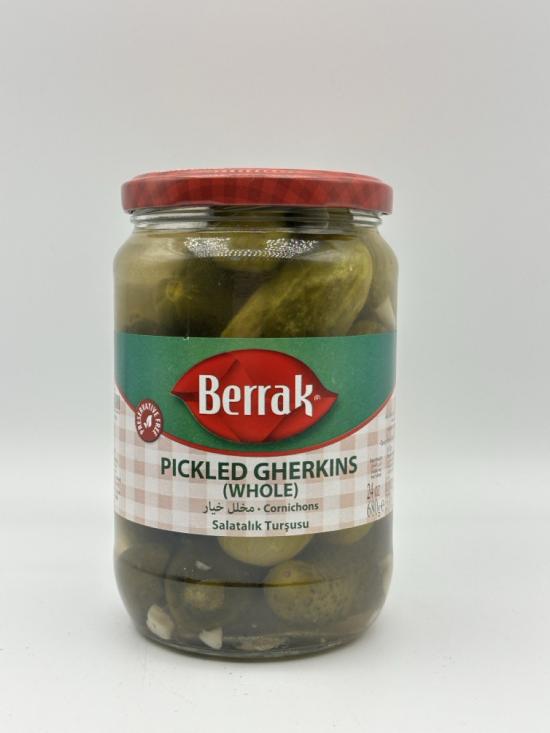 BERRAK Pickled Gherkins (whole) 680g