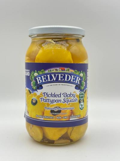 BELVEDER Pickled Baby Pattypan Squash 860g