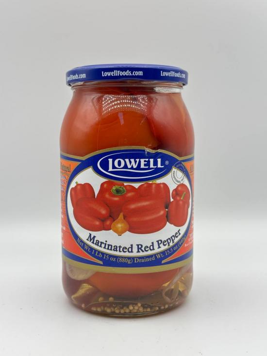 LOWELL Marinated Red Pepper 880g