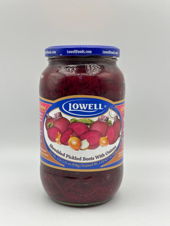 LOWELL Shredded Pickled Beets with Onions 950g