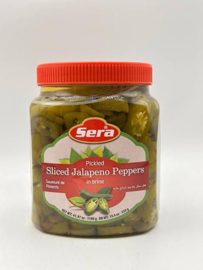 SEVA Pickled Sliced Jalapeno Peppers in brine 1190g