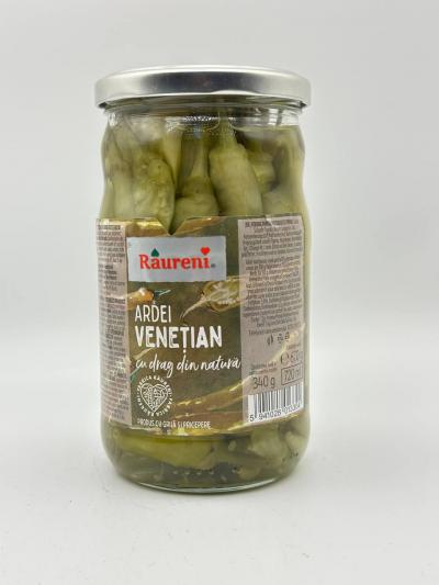 RAURENI Ardei Venetian Hot Peppers in vinegar 670g