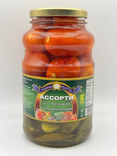 TESHINI RETSEPTI Assorti Marinade Tomatoes & Cucumbers 2650ml