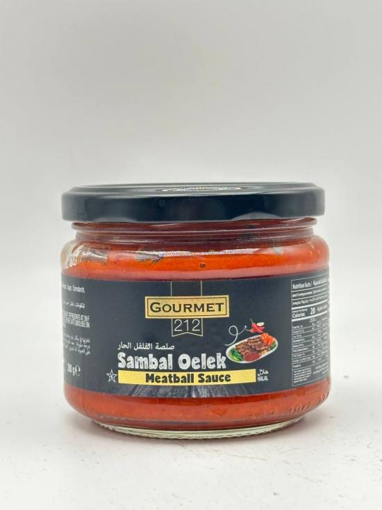 Gourmet Sambal Oelek meatball sauce 280g