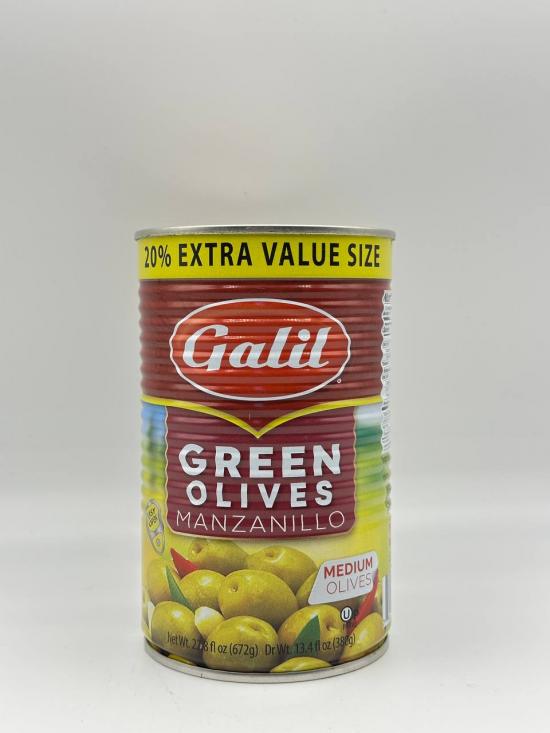 Galil Green Olives manzanillo 672g