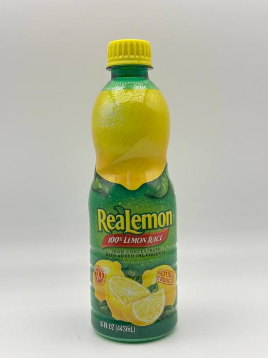 Realemon 100% lemon juice 443ml