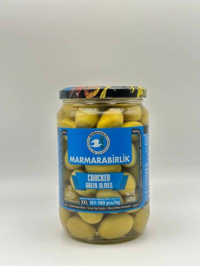 Marmarabirlik Cracked Green Olives 400g