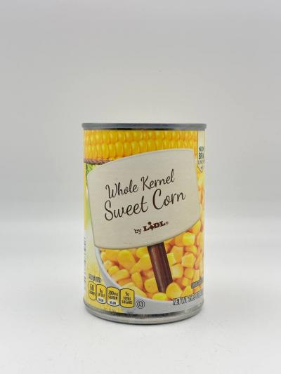 Whole Kernel Sweet Corn by LiDL 432g