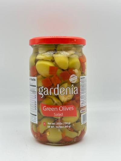 GARDENIA Green Olives Salad 720g