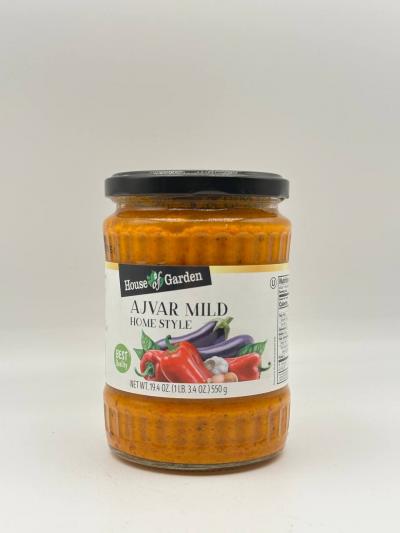 HOUSE GARDEN Ajvar Mild Home Style 550g