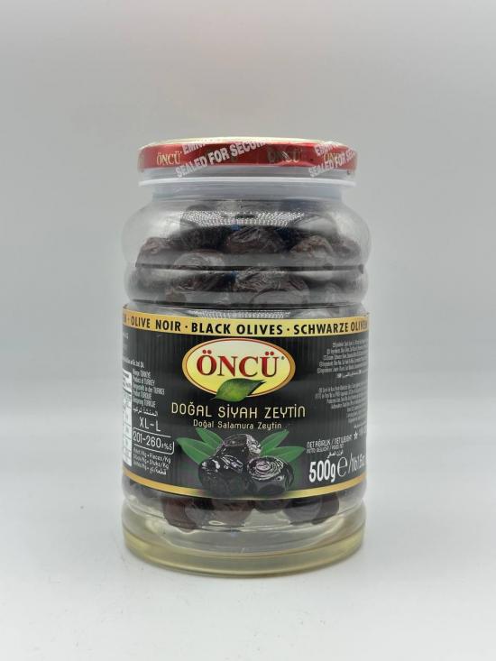 ONSU BLACK OLIVES 500g