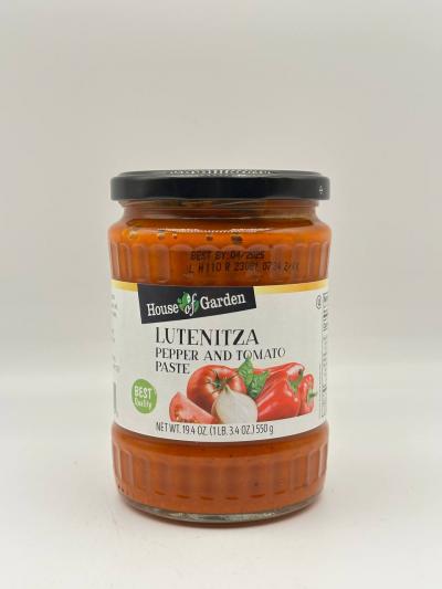 HOUSE GARDEN LUTENITZA PEPPER AND TOMATO PASTE 550g