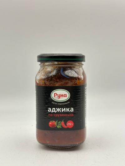 RUNA Vegetable Sauce Adjyka Po - gruzinsky 212g