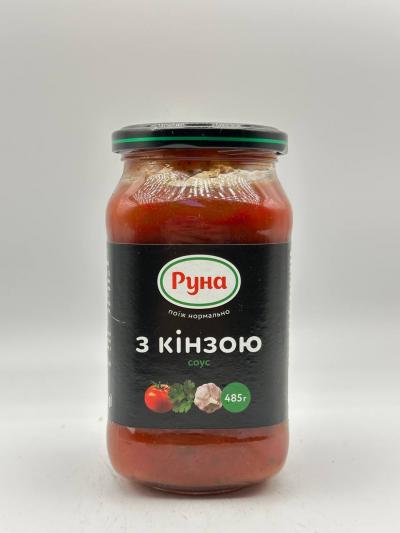 RUNA SAUCE TOMATOES Z kinzou 485g