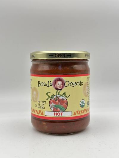 BRAD'S ORGANIC SALSA HOT 454g