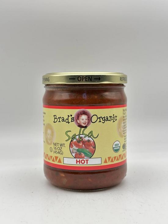 BRAD'S ORGANIC SALSA HOT 454g