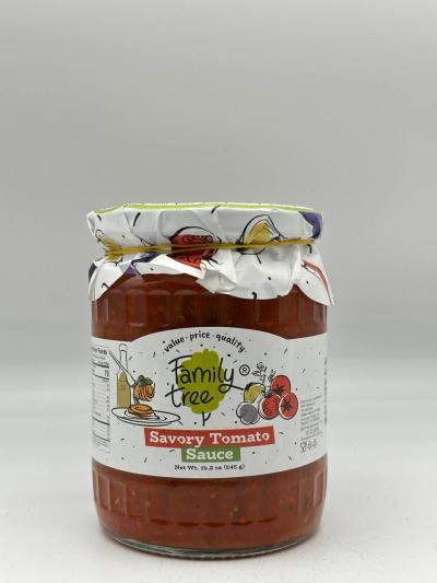 FAMILY TREE Savory Tomato Sauce 545g