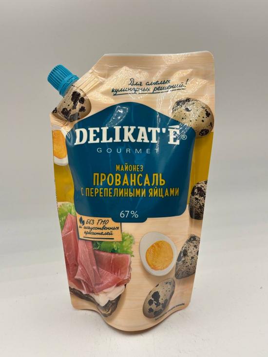 DELIKAT'E Gourmet Mayonnaise Provansal with Quail Eggs 380g