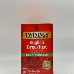 TWININGS ENGLISH BREAKFAST DECAFFEINATED 40G