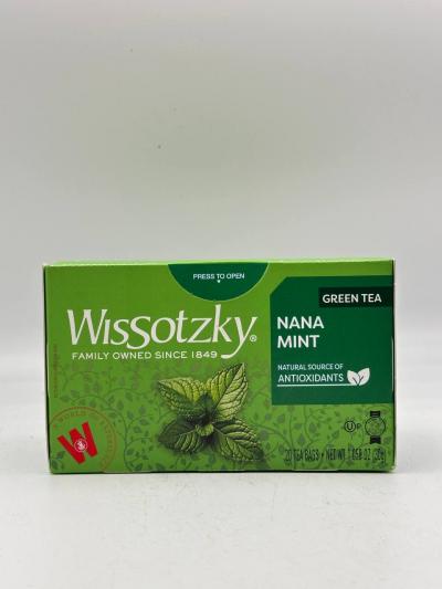 WISSOTZKY Nana Mint Green Tea 30g