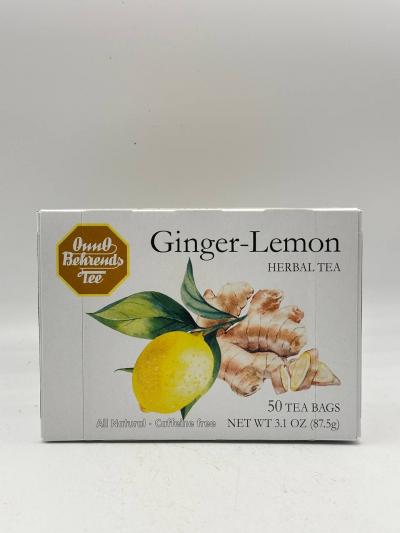 O.B.T GINGER-LEMON HERBAL TEA 50PC