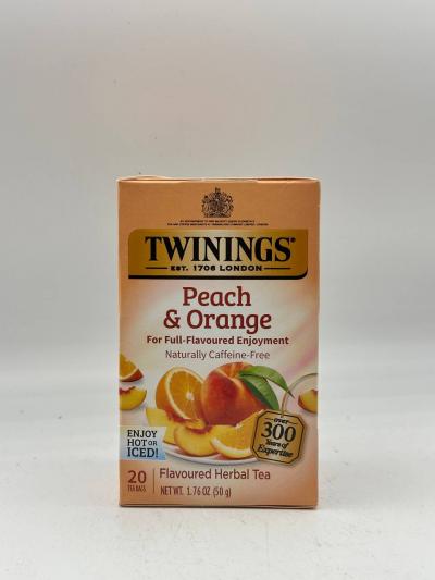 TWININGS PEACH & ORANGE 50G